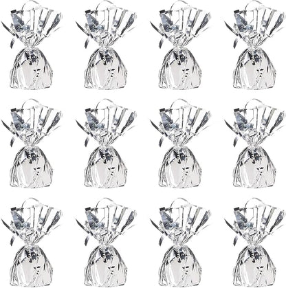 Beistle 12-Pack Metallic Wrapped Balloon Weights, Special Event Decorations by Beistle