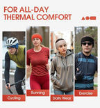SUNMECI Lightweight Soft Fleece Headband - Breathable Ear Muffs for Men Women in Winter Running Cycling Ski Comfortable Warm for Clod Weather Sports