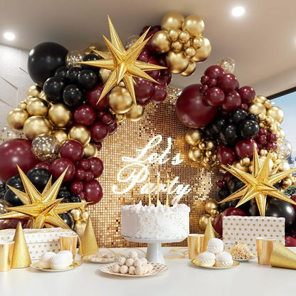 Burgundy Balloon Arch Garland Kit - Image 7