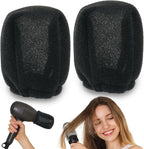 2Pcs Travel Hair Diffuser for Hair Dryer - Compact and Portable (5.12x3.15) Travel Hair Dryer Diffuser Sock‌ Made of Soft, Heat-Resistant and Flexible Foam, Tear-Resistant and Reusable