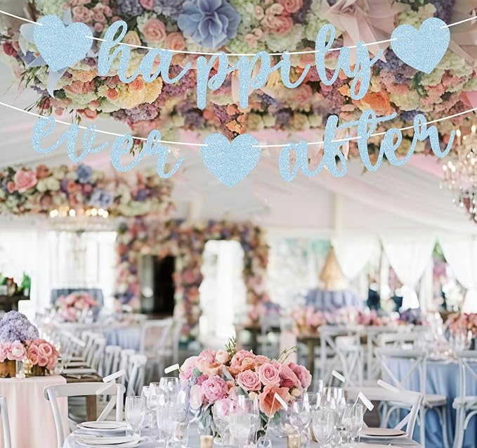 Pre-Strung Happily Ever After Banner - Image 2