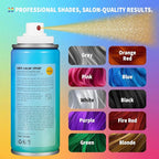 Halloween Hair Spray,Temporary Hair Color Spray for Women Kids Men,Washable Hairspray,Colored Hair Spray,Color Hairspray for Halloween,Party,Cosplay,Christmas Day (06#Gold)