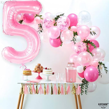 KatchOn Pink 5 Balloon - Image 5