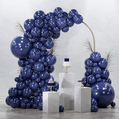 PartyWoo Navy Blue Balloons 92pcs Different Sizes of 18 12 10 5 Inch Dark Blue by PartyWoo