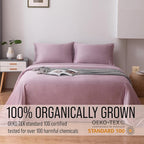 Bella Coterie | Luxury Bamboo King Size Pillowcase Set | 100% Organically Grown Bamboo Viscose | Ultra Soft | Cooling | 2 Pcs [Lilac]