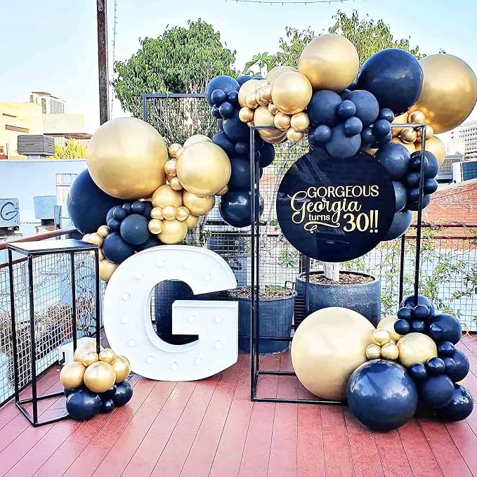 Voircoloria 66pcs Metallic Gold Latex Party Balloons, 12inch | - Image 7