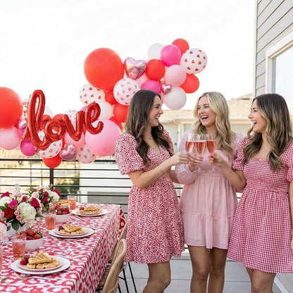 Valentines Day balloon garland arch kit - Image 6