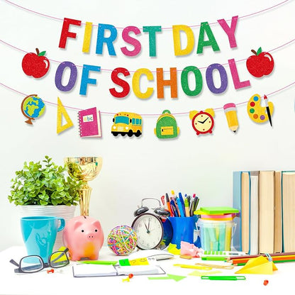 First Day Of School Banner Decor, Back To School Garland Decor, First Day Of - Image 5