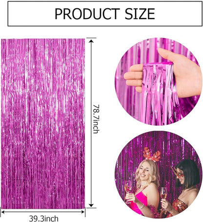 20 Pack Hot Pink Party Decorations - Image 7