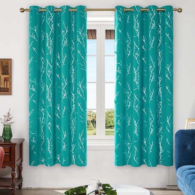 Deconovo Living Room Curtains 72 Inches Long, Thermal Insulated, Room Darkening - Image 2