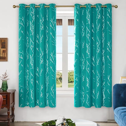 Deconovo Living Room Curtains 72 Inches Long, Thermal Insulated, Room Darkening - Image 2