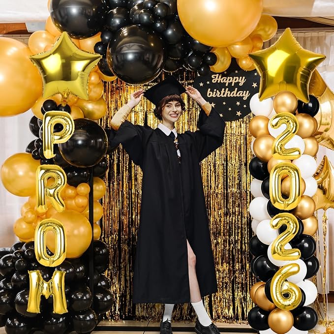 2 Sets Black Gold Balloon Column Stand Kit - Image 6