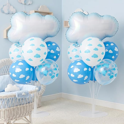 Cloud Party Balloons Stand Kit 2 Sets, Balloon Centerpieces - Image 4