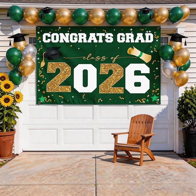 Class of 2026 Graduation Banner 47x67" - Image 2