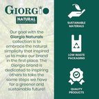Giorgio GIONAT6 Natural Wooden Comb Hair Detangler - Half Fine Tooth and Wide Tooth Comb for Curly Hair, Bamboo and Beechwood Hair Combs for Thick Hair - Organic Wooden Hair Comb for Men and Women