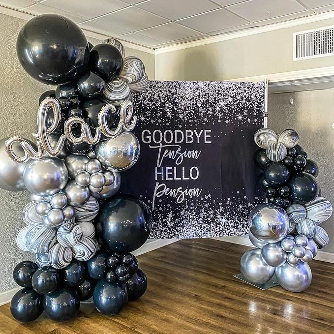 Voircoloria 66pcs Black Latex Party Balloons, 12inch | - Image 6