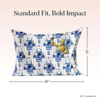 Kitsch x Star Wars R2-D2 & C-3PO Satin Pillowcase | Satin Pillowcase with Zipper, Better Than Silk Pillowcase | Frizz-Reducing Pillow Case for Hair & Skin Care, Cooling & Breathable - Standard