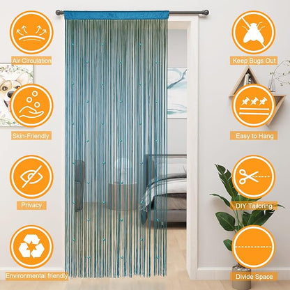 YIIBAII Beaded Curtain Beaded Curtains - Image 9