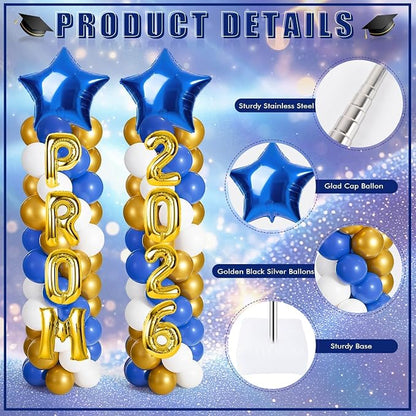 2 Sets Graduation Balloon Column Stand Kits - Image 4