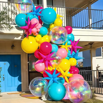 Lukiituke Tropical Balloon Arch Kit, Pool Party Decorations - Image 4