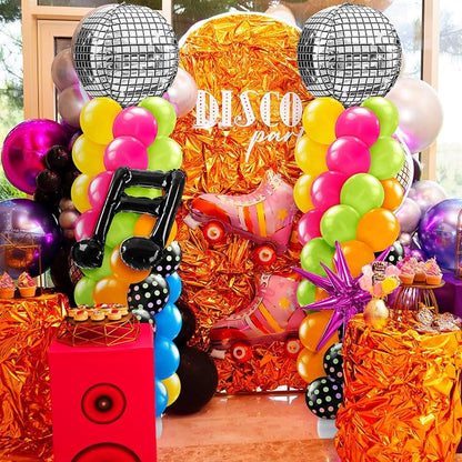 Kasyat 2 Sets 90s 80s Disco Balloon Column Stand Kit - Image 7