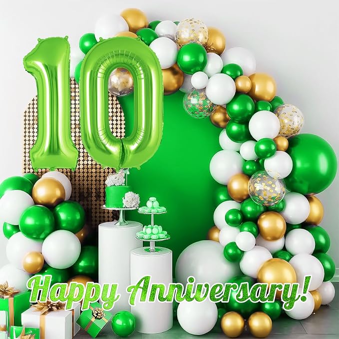 Green Number 0 Balloon 40 Inch, Big Large Foil Helium Number Balloons, Jumbo - Image 6