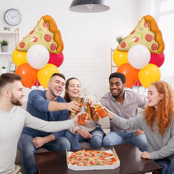 Pizza Party Decorations Balloon Table Centerpiece Stand Kit 2 Sets - Image 7