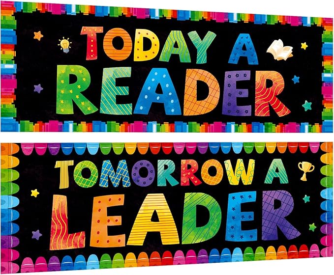 COCHIE Classroom Decorations Reading Banner Poster by COCHIE