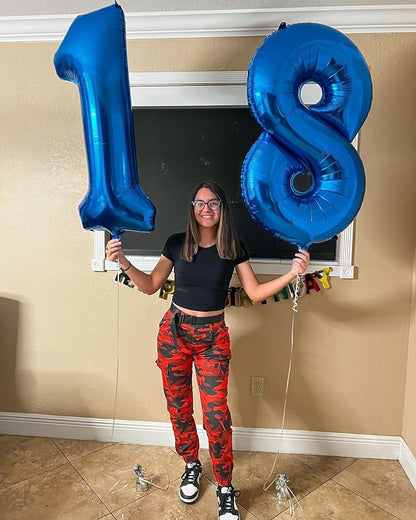 Navy Blue 18 Balloon - Image 7