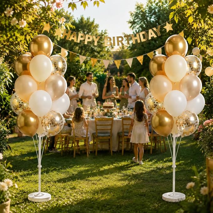 Gold Balloon Column Stand Kit - Image 8