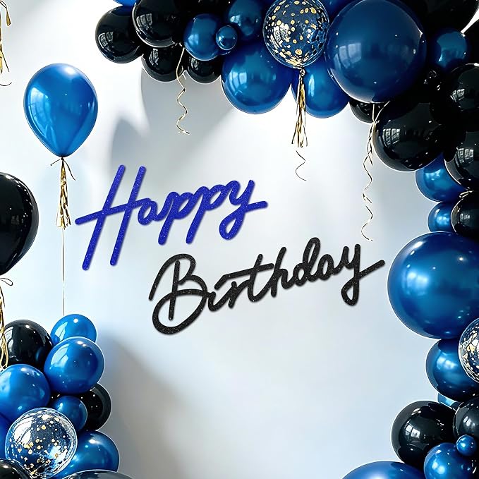 TONIFUL Happy Birthday Sign for Backdrop by TONIFUL
