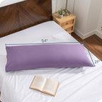 Bare Home Microfiber Body Pillow Cover - Ultra Soft & Cooling - Double Brushed - Envelope Closure - Easy Care (20''x54'' Body Pillow Cover, Lavender)