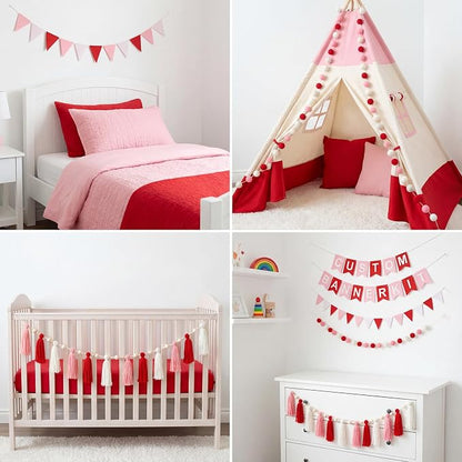SmoothNovelty 139 Pcs Felt DIY Custom Banner Kit Include 104 Letters 18 - Image 5