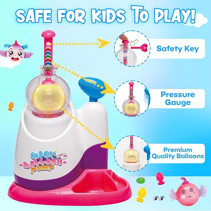 Kiditos Balloon the Funny Inflator, Magic Happy Balloons Maker Kit - Image 4