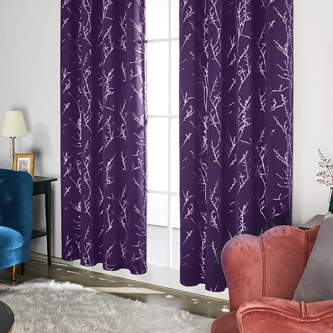 Deconovo Living Room Curtains 108 Inch Long, Thermal Insulated, Room Darkening - Image 4