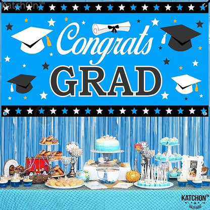 KatchOn Congrats Grad Banner 72x44 Inch | Graduation Banner, Congratulations - Image 9