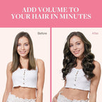 GOO GOO Clip in Hair Extensions Real Human Hair, Remy Human Hair Extensions Clip ins for Women, Natural Human Hair, 22inch 150g 7Pcs, 1B/16/1B Balayage Natural Black to Light Blonde