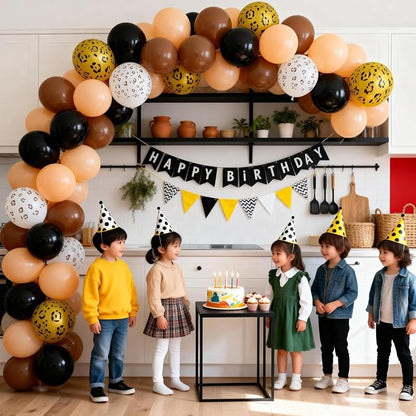 Fall Boho Cheetah Print Balloons - Image 5