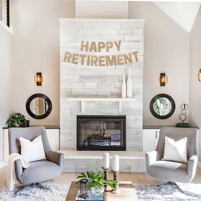 Pre-Strung Happy Retirement Banner - Image 7