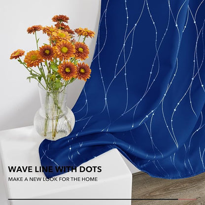 Deconovo Blackout Back Tab Curtains - Image 5