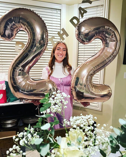 Silver Number 10 Balloon 40 Inch - Image 7