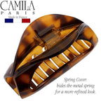 Camila Paris CP1574 French Hair Clip for Women Thick Hair for Long Curly Wavy Hair, Girls Hair Claw Clips Jaw, Durable Styling Big Claw Clip for Thick Hair, Strong Hold No Slip Grip, Made in France