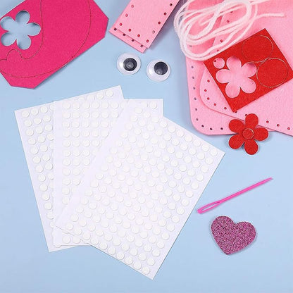 Zonon 1000 Pcs Double Sided Adhesive Dots Clear Glue Point Tape Stickers - Image 5
