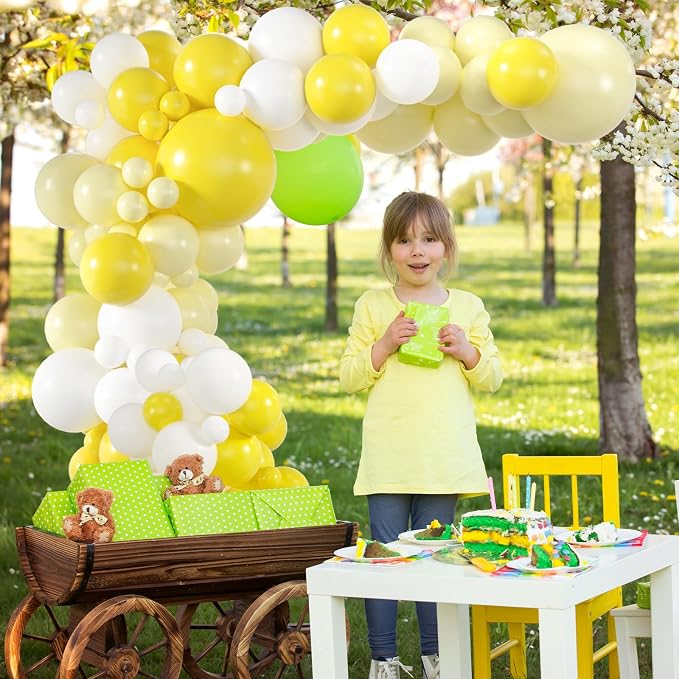 50pcs Yellow Balloons 12 Inch Mustard & Sun Yellow Latex Party Balloons - Image 5