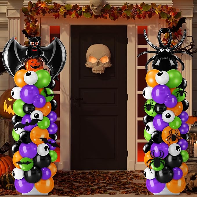 Kasyat 2 Sets Halloween Balloon Column Stand Kit - Image 2