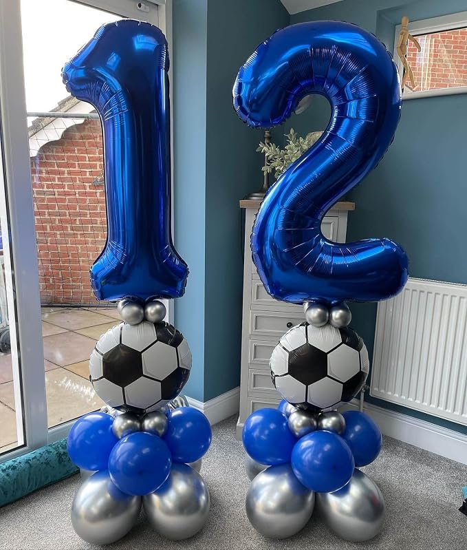 40 Inch Navy Blue 21 Number Balloons Giant Jumbo Huge 12 or 21 Foil Mylar - Image 7