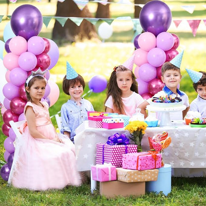 Pink and Purple Balloon Column Stand Kit Set of 2 - Image 8