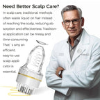 Minoxidil Applicator,Quick One-Minute Application Directly to Scalp,No-Mess Minoxidil Applicator Comb, Minoxidil Applicator Tool, Portable Scalp Applicator Tool Massager Comb Bottle