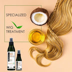 Awesome Synthetic Wig Shampoo, pH6, Professional Wig Shampoo for Synthetic Hair Wigs, Silkiness & Shine, Freshness Feeling 7 fl oz(1 set of 2)