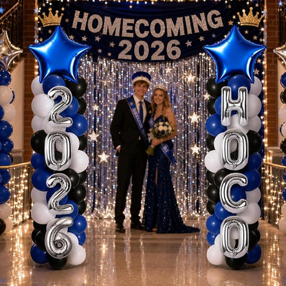 2 Sets Homecoming 2026 Balloon Column Stand Party Decorations Kits - Image 7